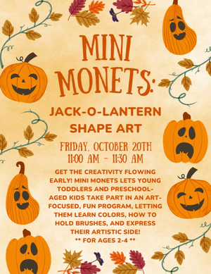 Mini Monets: Jack-o-